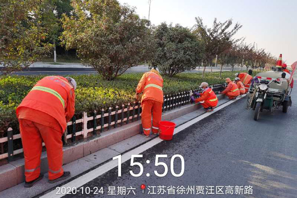护栏擦拭